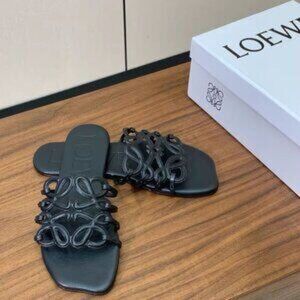 🖤LOEWE Women’s Black Slide Slippers